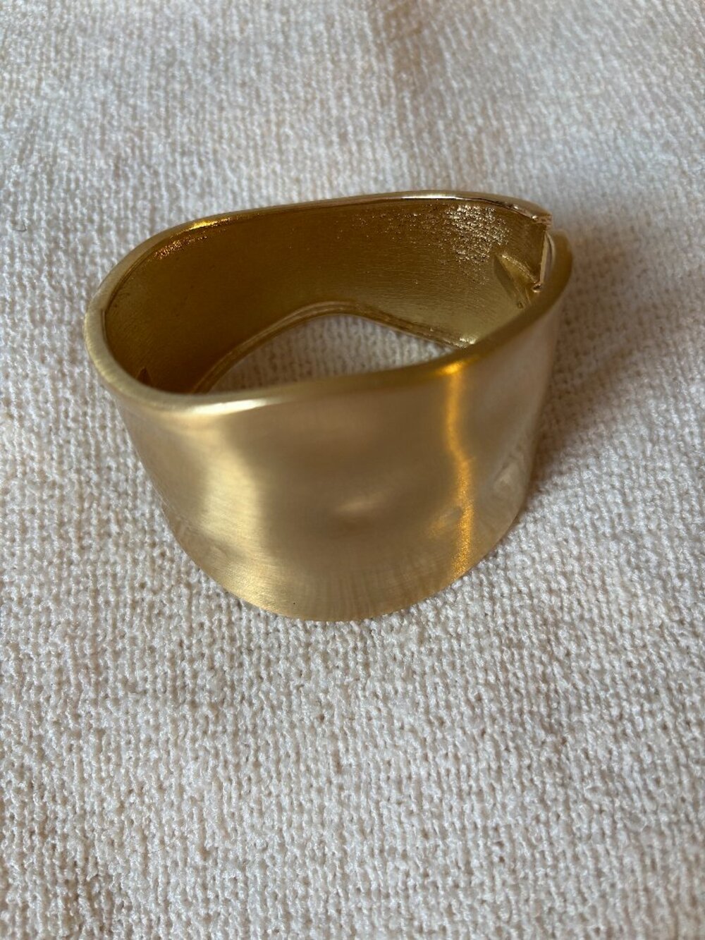 Gorgeous Gold Cuff Bracelet - Soft Gold Finish